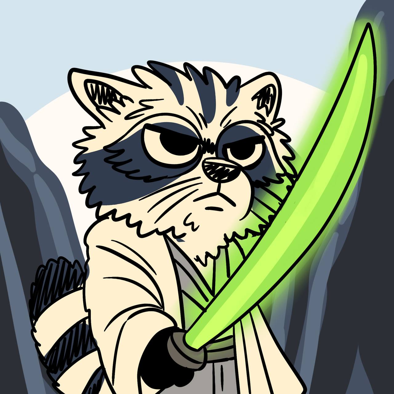 Pumpkin as Jedi